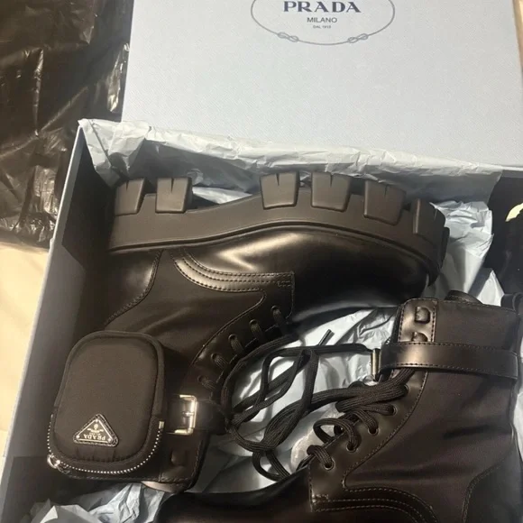 Brand new never worn Prada Monolyth boots - Picture 3 of 3